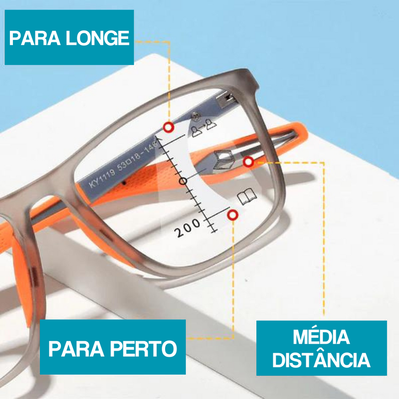 Super Óculos MultiFocal VisionSync Brinde + [Frete Grátis]